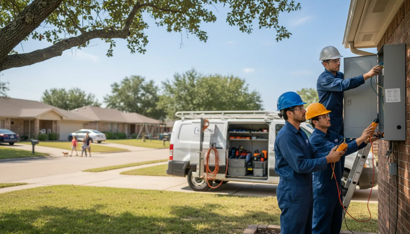 Certified electrician providing emergency electrical services in Glenburn, ND